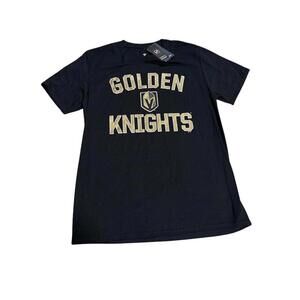 Vegas Golden Knights Fanatics  Mens Tee. Black Gold Color. Size L . New